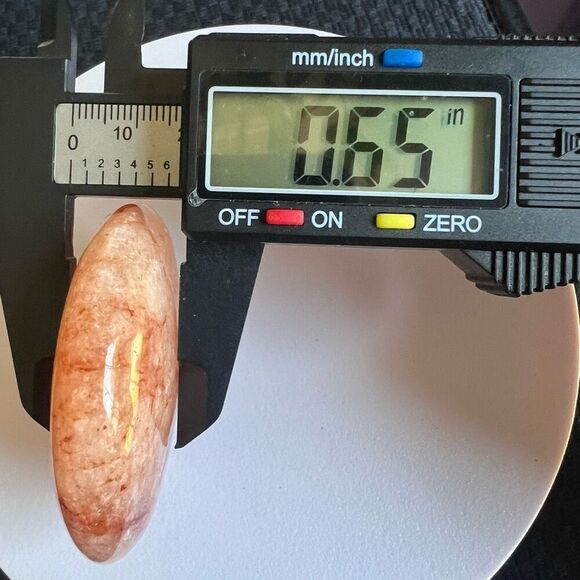 Fire Quartz Crystal Crescent‎ Moon (2) - Picture 7 of 11